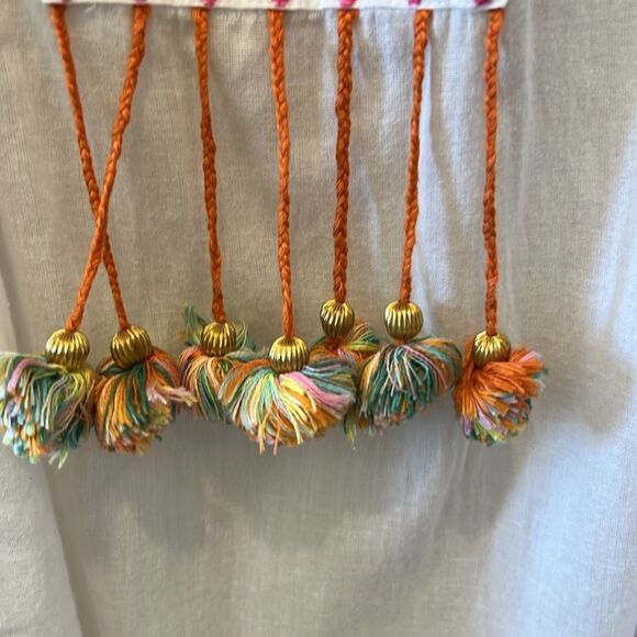 Mara Hoffman White Multicolor Accents Maxi Dress Large as seen on Runway Large - Picture 8 of 16